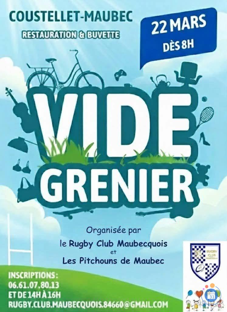 Image Vide grenier du Rugby Club Maubecquois (photo 1)
