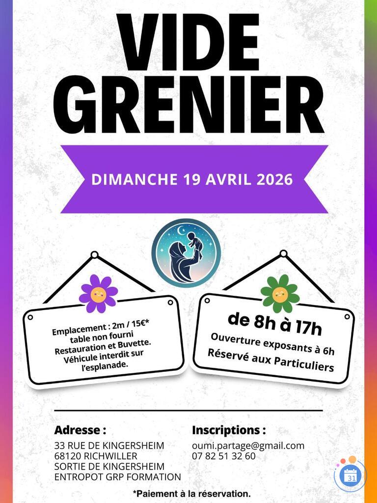 Image Bourse aux vétements interieur marché au puces exterieur (photo 1)