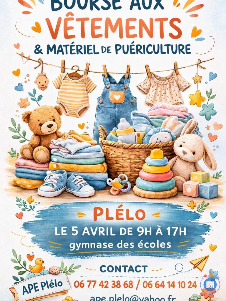 Image Bourse aux vêtements de l'APE Plélo (photo 1)