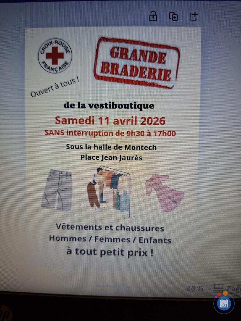 Image Braderie de primtemps ouvert à tout public (photo 1)