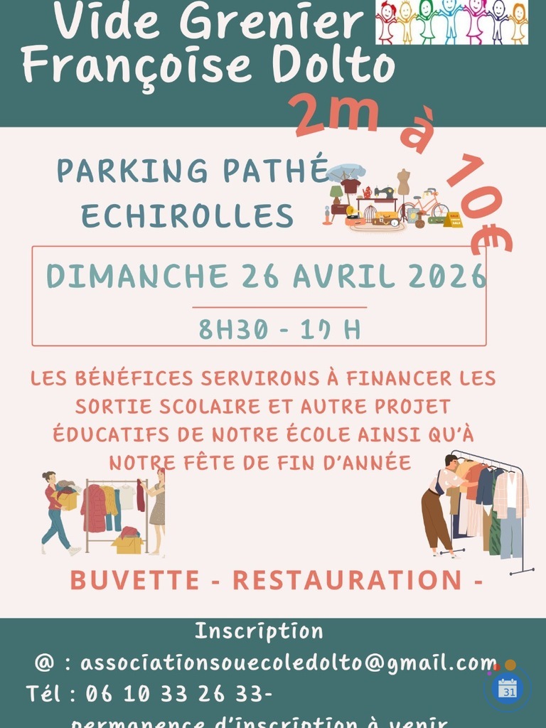 Image Vide Grenier de École Françoise Dolto (photo 1)