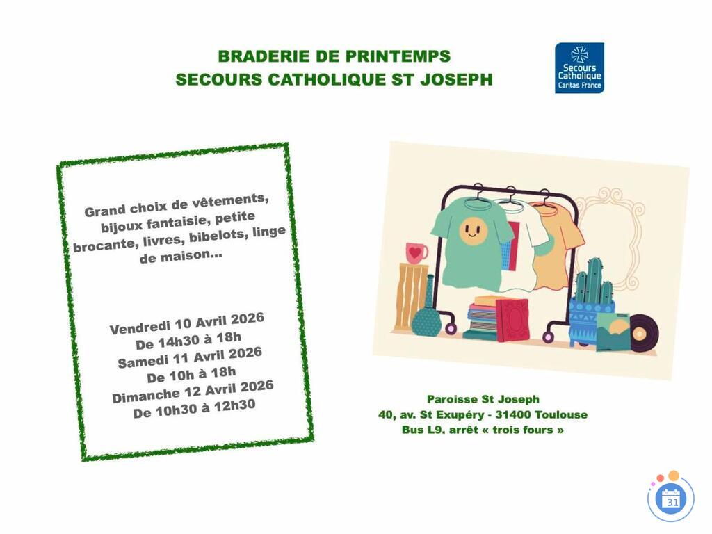 Image Braderie Secours Catholique St Joseph (photo 1)