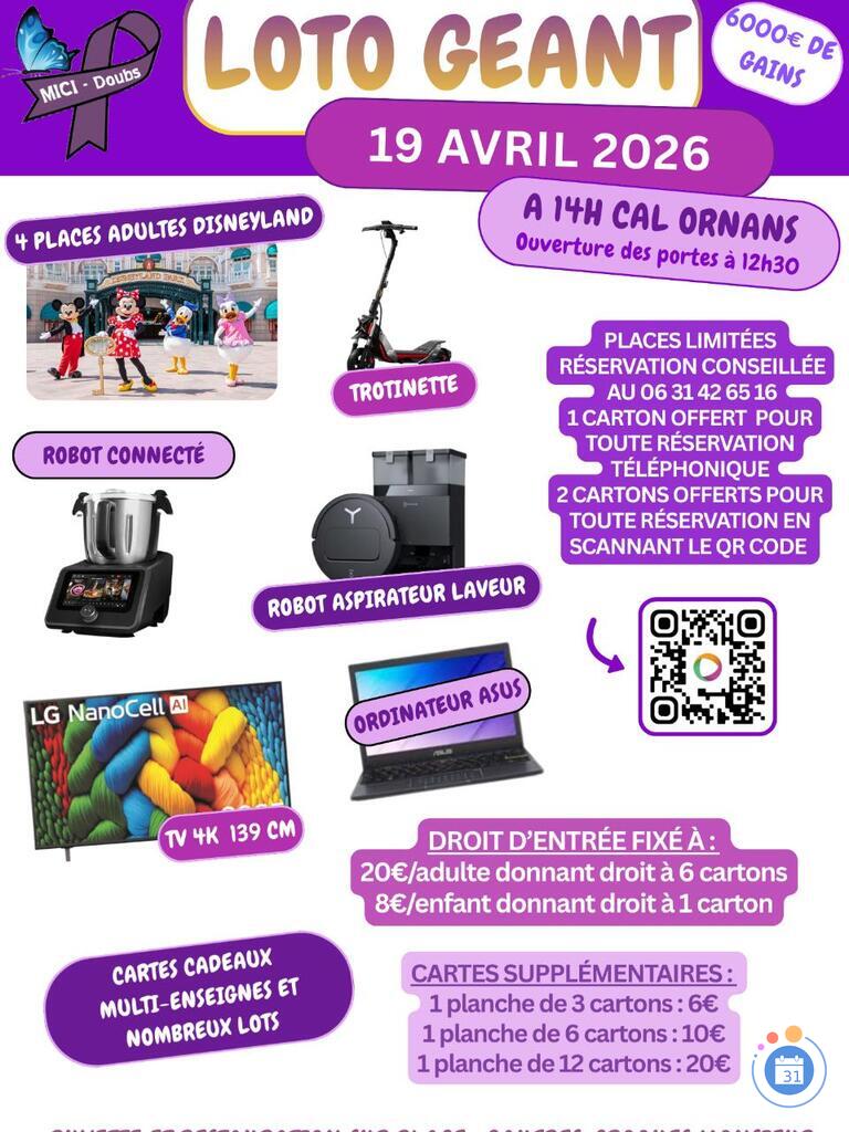 Image Grand Loto caritatif - Ornans (photo 1)