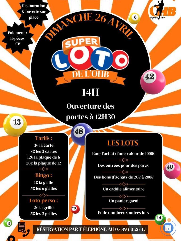 Image Super loto de l' olympique handball de ste gemmes sur loire (photo 1)