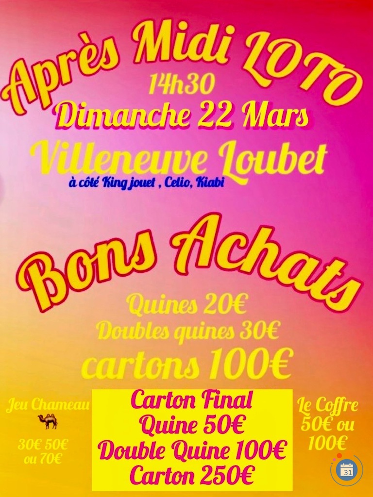 Image Loto BONS ACHATS uniquement (photo 1)
