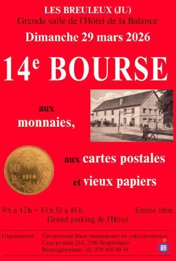 Image 14e bourse aux monnaies cartes postales et vieux papiers (photo 1)