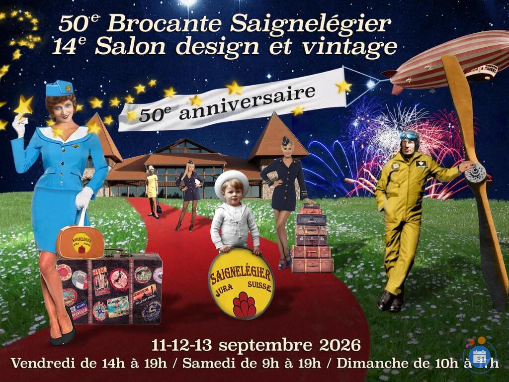 Image 50 eme Brocante 14 eme Salon design et vintage (photo 1)