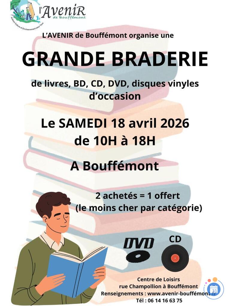 Image Grande Braderie livres, BD, DVD, CD et vinyles d'occasion (photo 1)