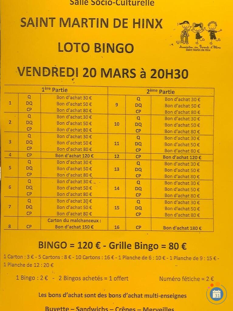 Image Loto de l APE (photo 1)
