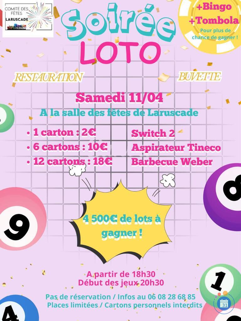 Image Loto du comité des fêtes de Laruscade (photo 1)