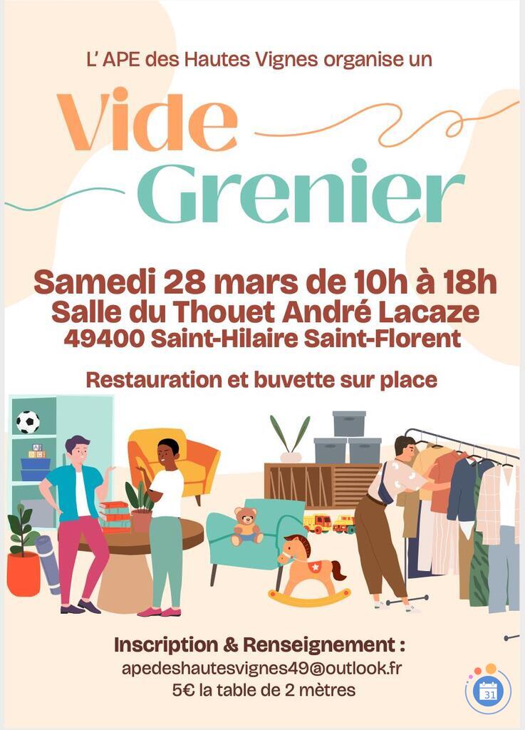 Image Vide Grenier de l'APE des Hautes Vignes (photo 1)