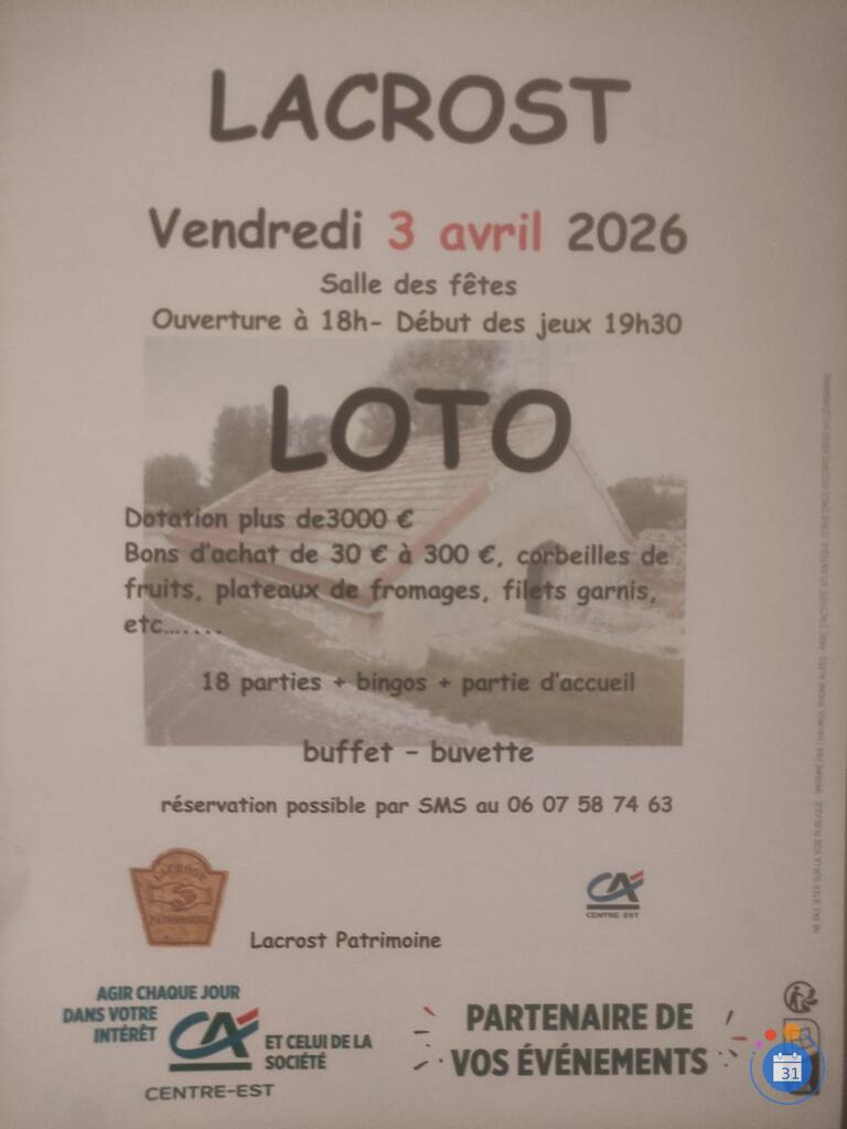 Image Loto Lacrost Patrimoine (photo 1)