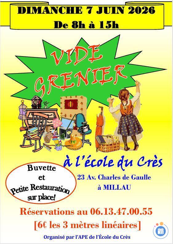 Image Vide grenier à l'école élémentaire de l'école du Crès, Milla (photo 1)