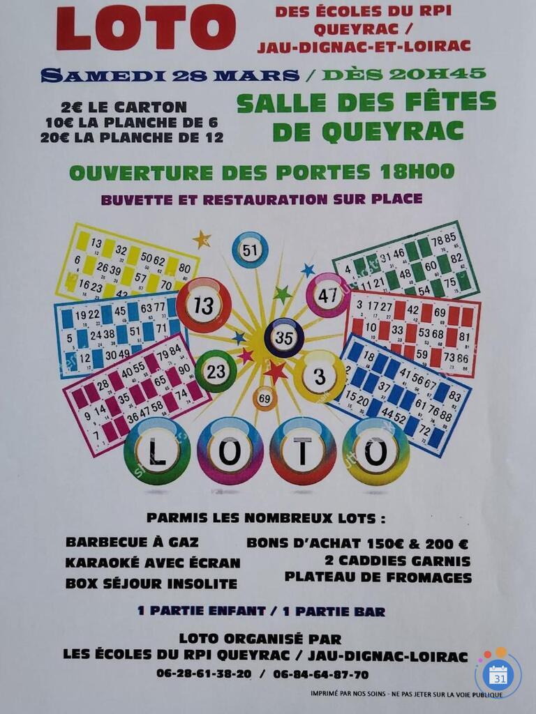 Image Loto des écoles de JAU-QUEYRAC (photo 1)