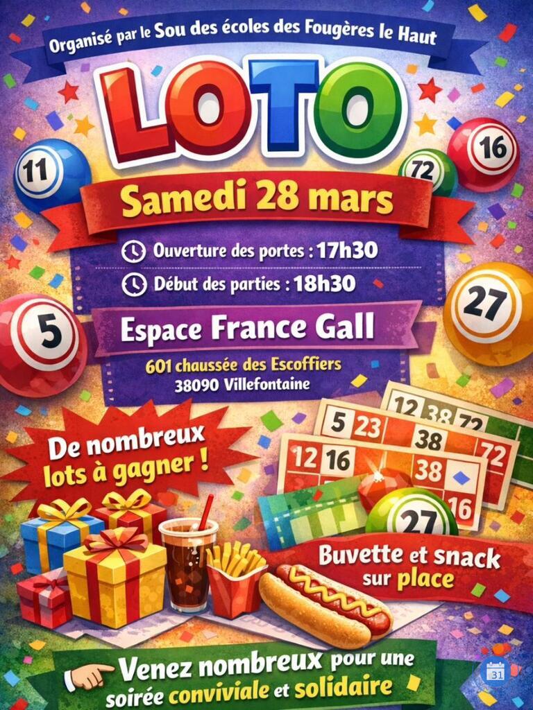 Image Loto du Sou des Ecoles des Fougères le Haut (photo 1)
