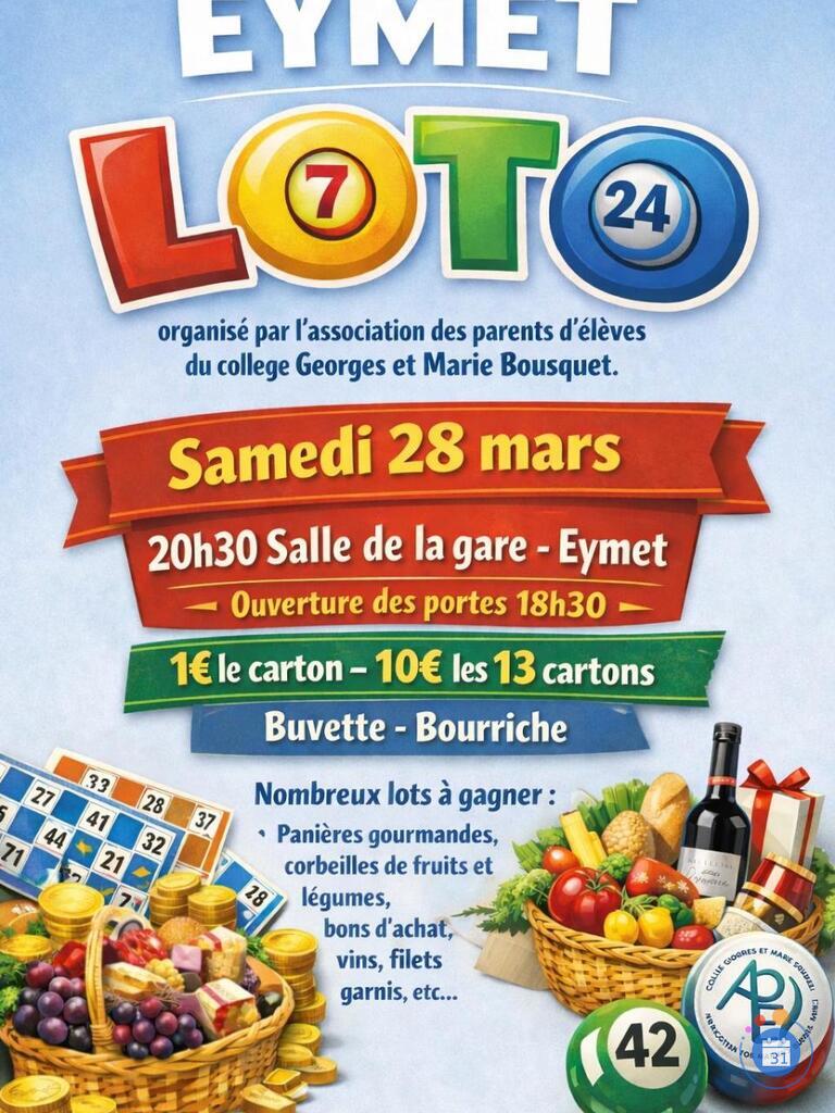 Image Loto de L'APE du collège Eymet (photo 1)