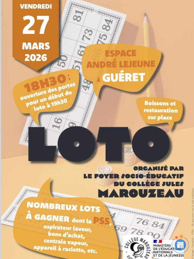 Image Loto du foyer socio éducatif du collège Marouzeau (photo 1)