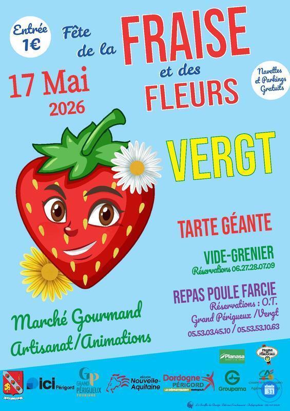 Image Vide grenier - fete de la fraise a vergt (photo 1)