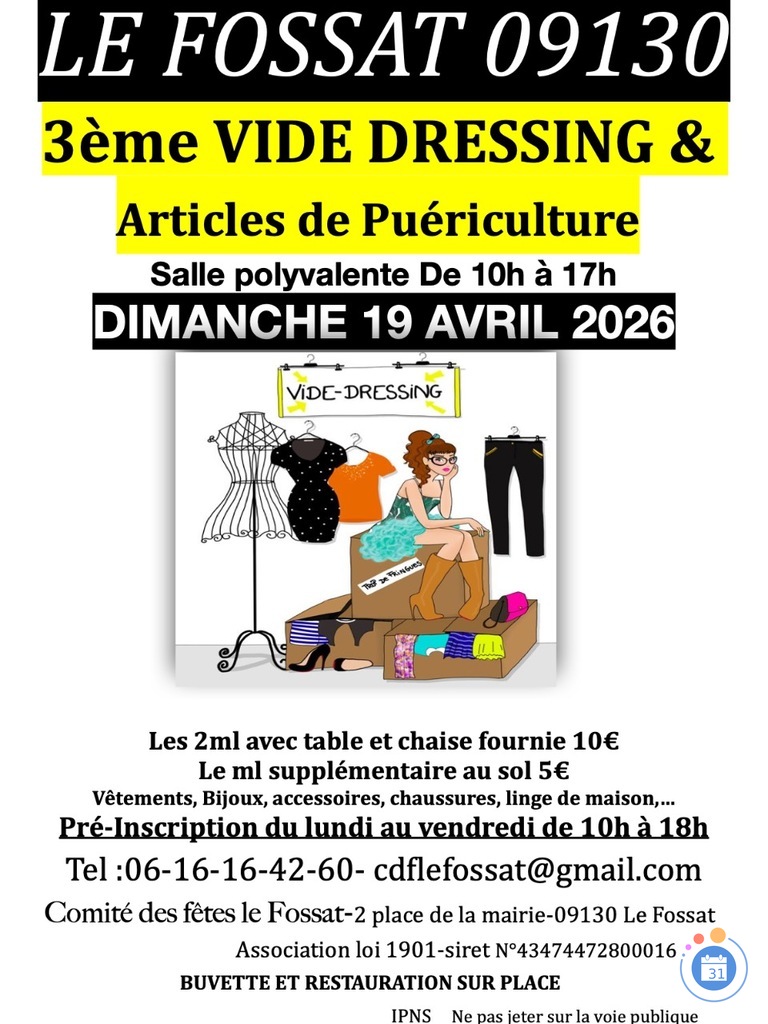 Image 3 ème Vide dressing et articles de puériculture (photo 1)