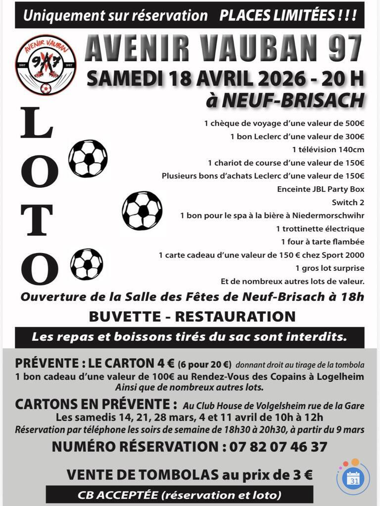 Image Loto avenir Vauban 97 (photo 1)
