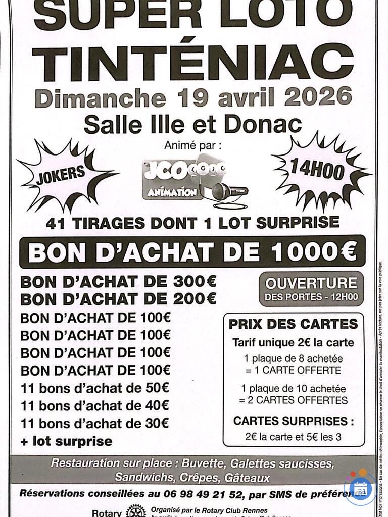 Image Super loto du Rotary Club avec JCO (photo 1)