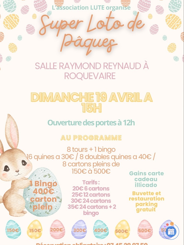Image Super loto de Pâques (photo 1)