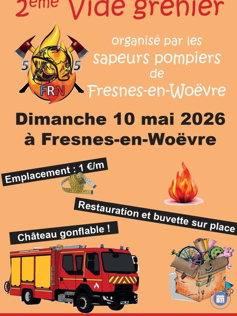 Image Brocante de l'amicale des pompiers de Fresnes en Woevre (photo 1)