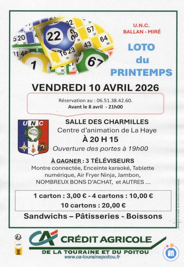 Image Loto du printemps de l'U.N.C. (photo 1)