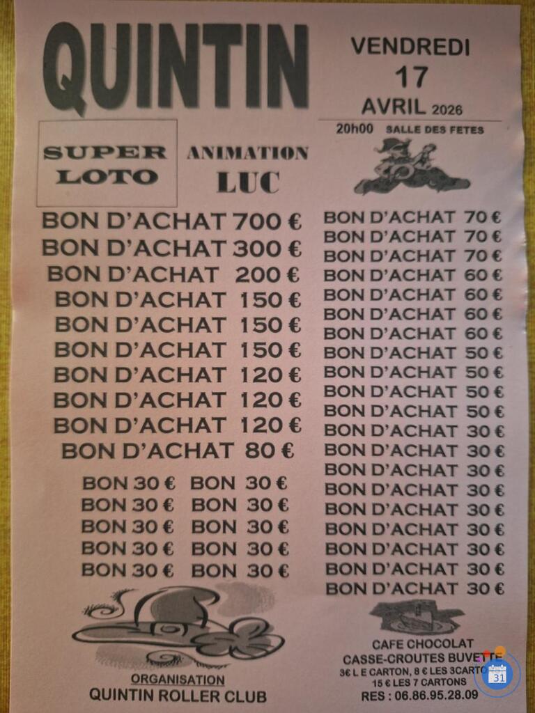 Image Loto quintin roller club (photo 1)