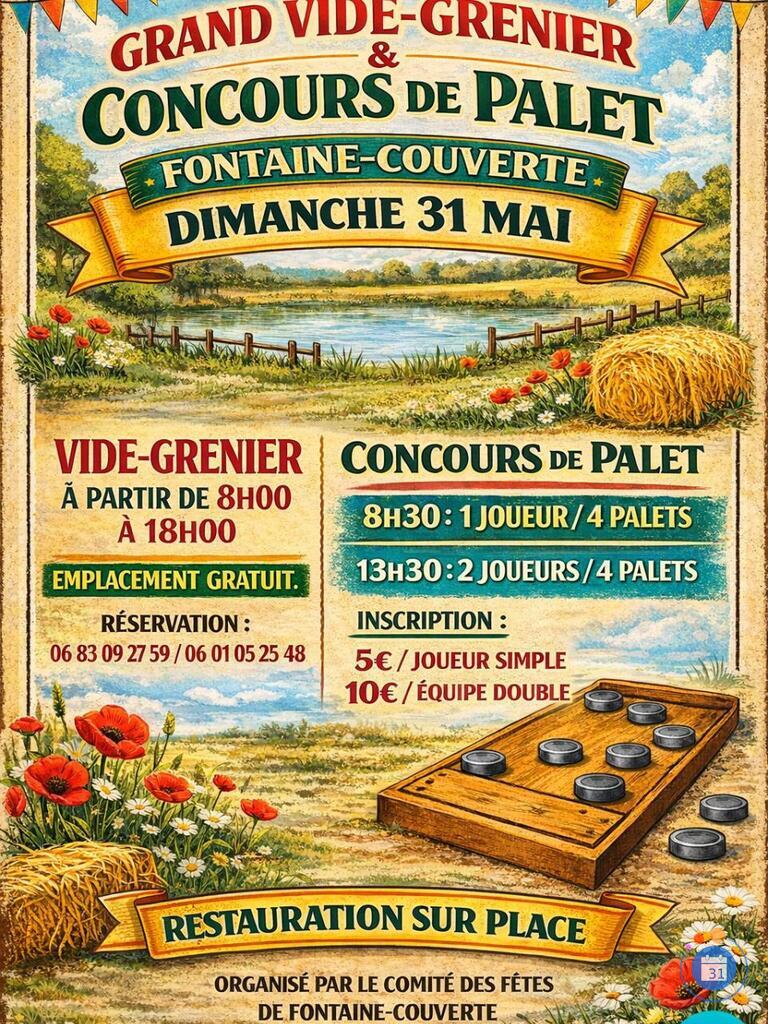 Image Vide grenier et concours de palet (photo 1)