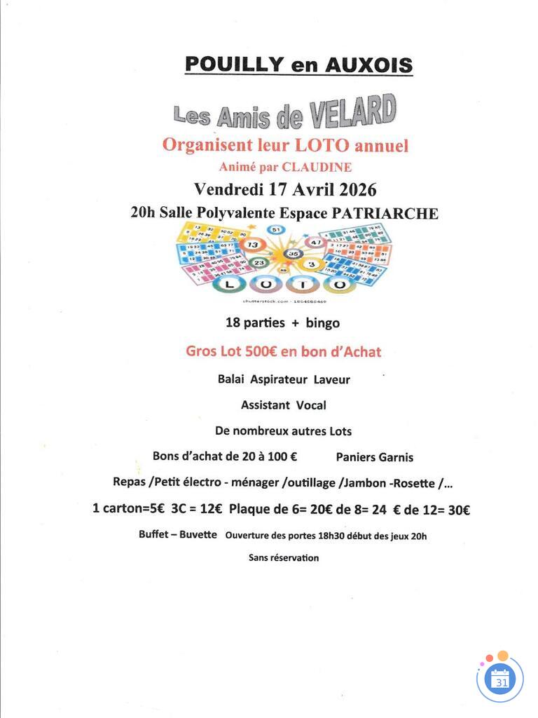 Image loto amis de velard (photo 1)