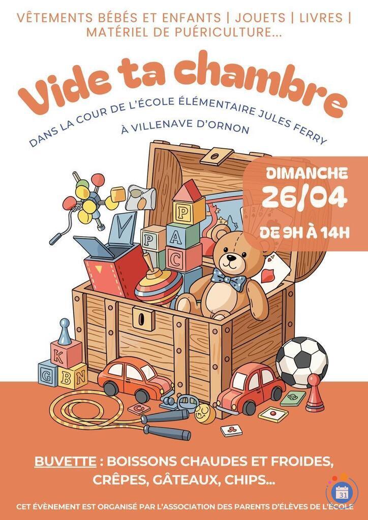 Image Vide Ta Chambre. Asso PE Ecole Jules Ferry (photo 1)