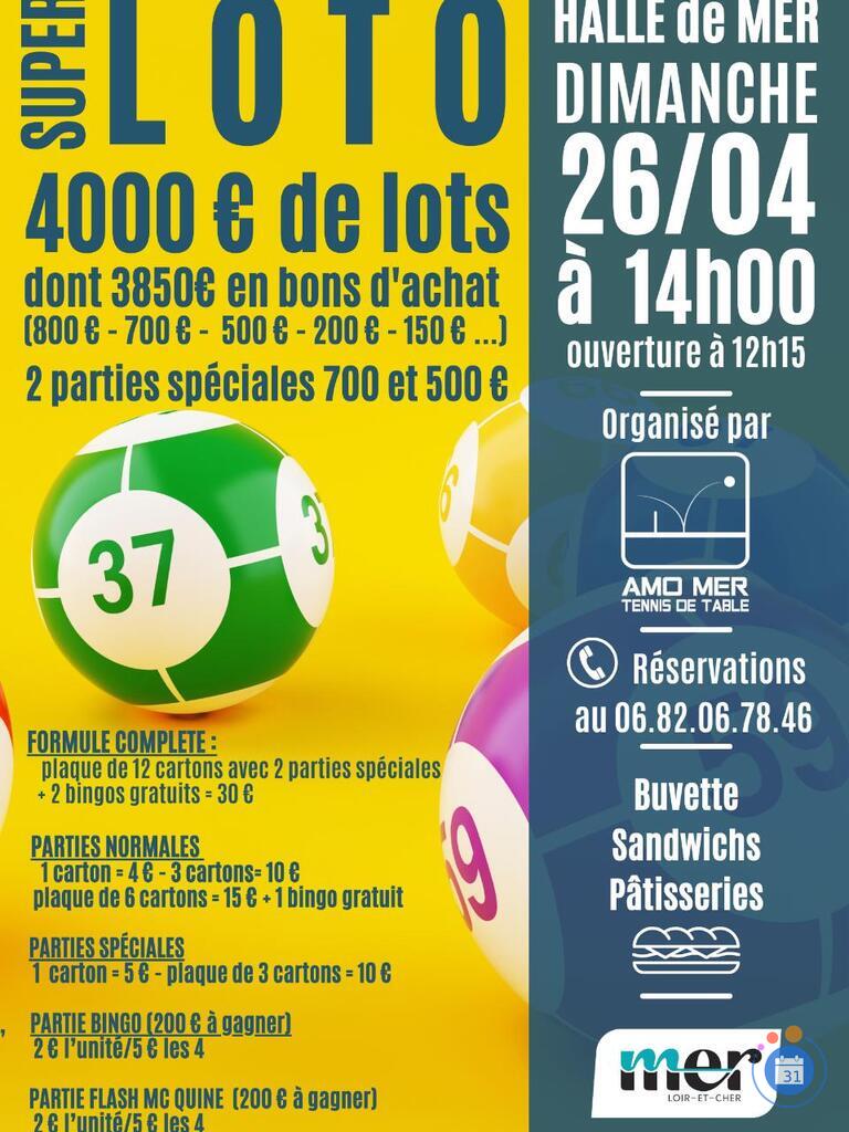 Image Super loto organisé par l'amo mer tennis de table (photo 1)