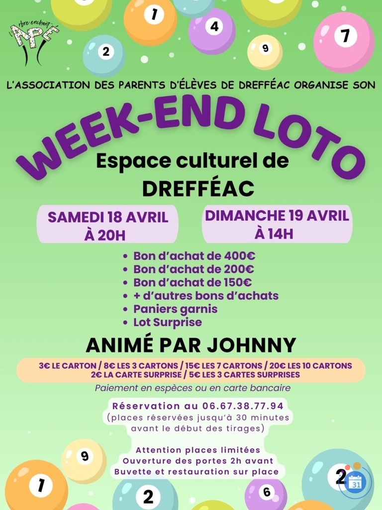 Image Lotos les 18 et 19 avril 2026 à Dreffeac (photo 1)