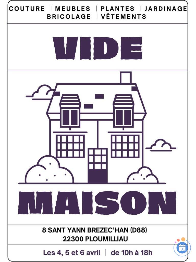 Image Vide maison : couture, plantes, bricolage, mobilier... (photo 1)