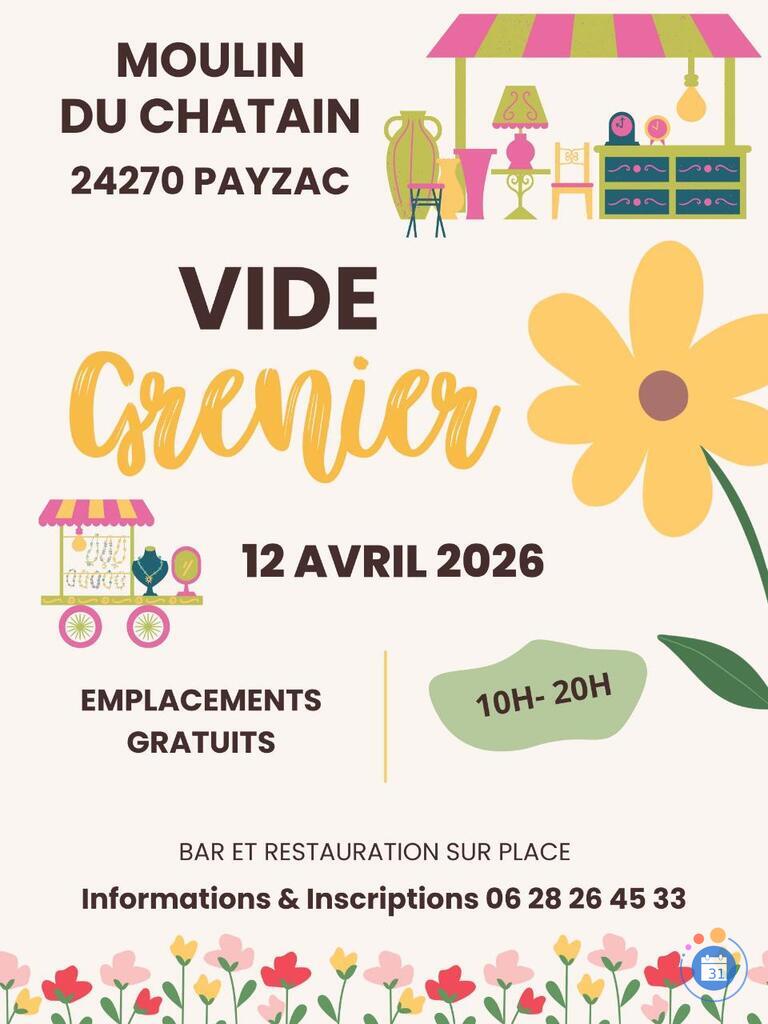 Image Vide grenier Moulin du Chatain (photo 1)