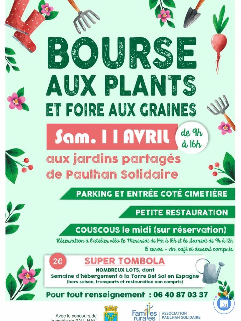 Image Bourse aux plants et foire aux graines aux jardins partagés (photo 1)