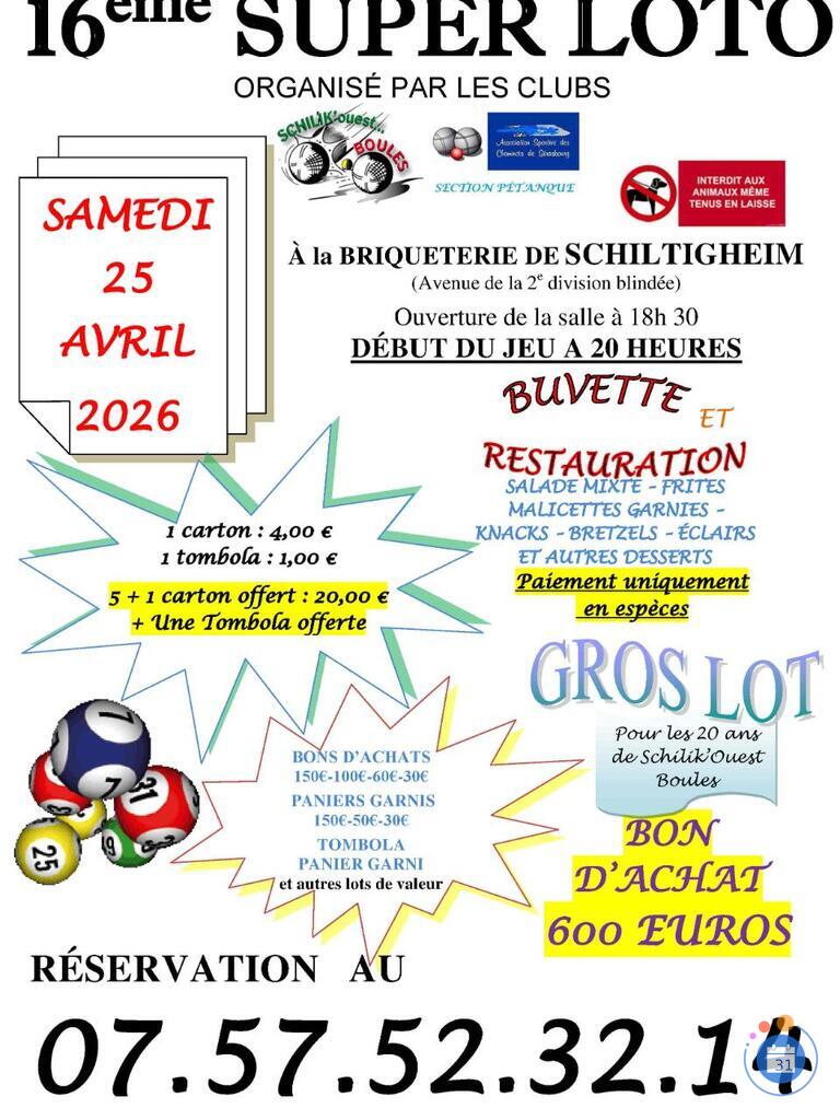 Image 16ème super loto à schiltigheim (photo 1)