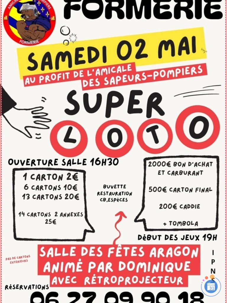 Image Loto des pompiers de formerie (photo 1)