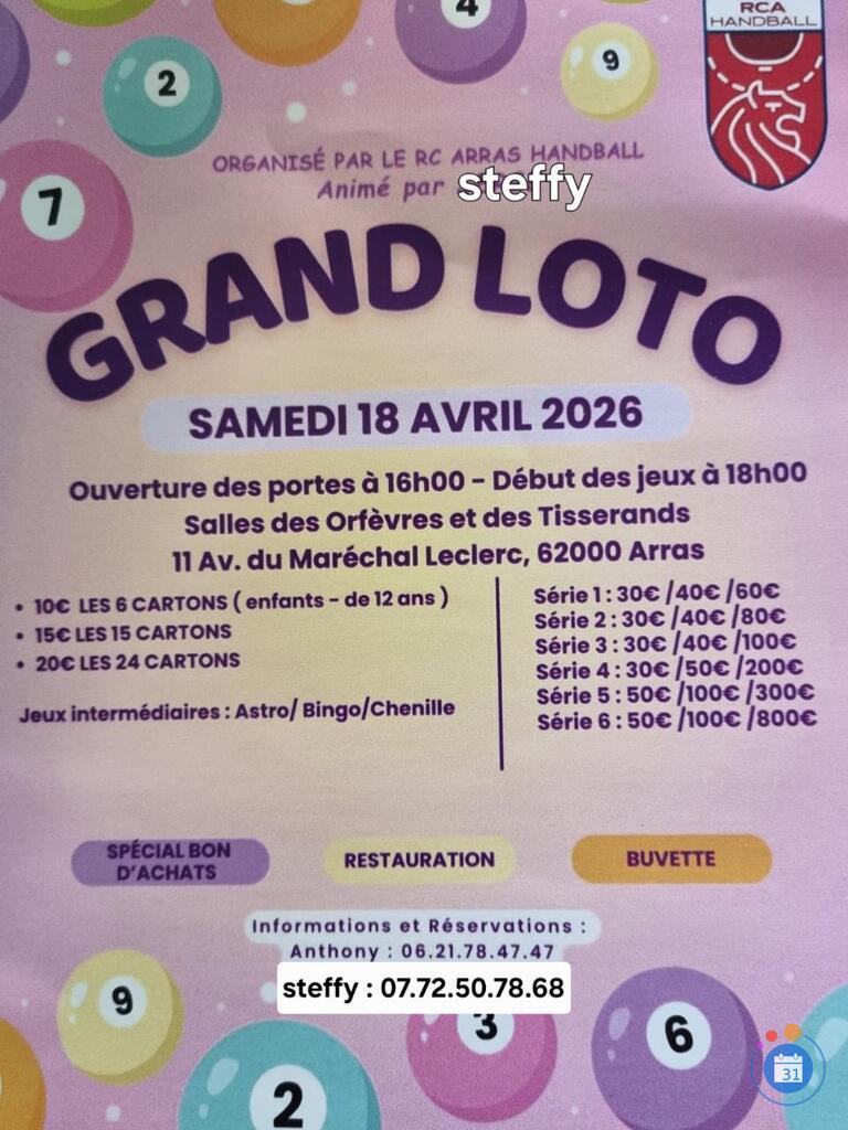 Image Loto du RC Arras Handball (photo 1)
