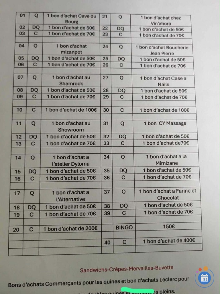 Image Super loto de Bel air (photo 1)