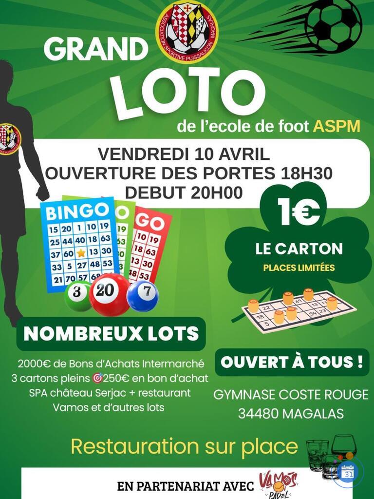 Image Grand loto de l’école de foot aspm (photo 1)