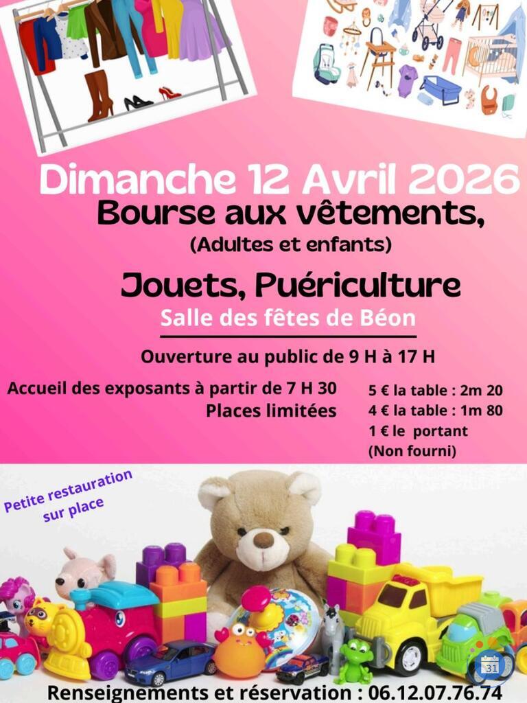 Image Bourse vêtements, jouets, puéricultures(Adultes et enfants) (photo 1)