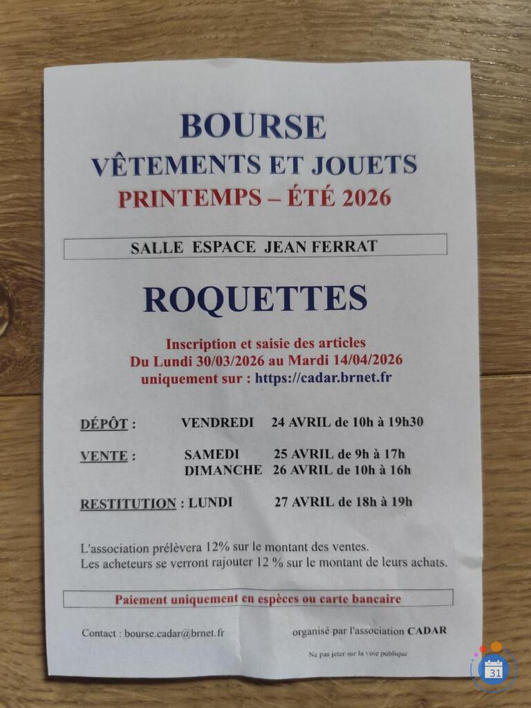 Image Bourse vêtements jouets et puériculture (photo 1)