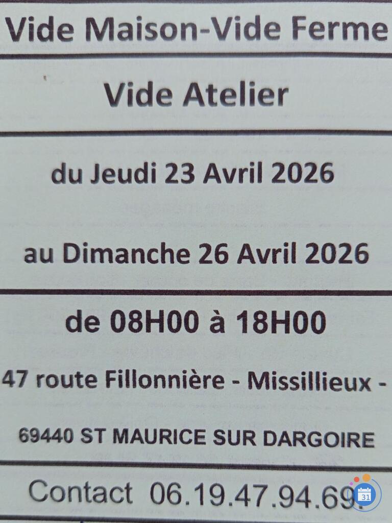 Image Vide Maison, vide Ferme, vide atelier (photo 1)