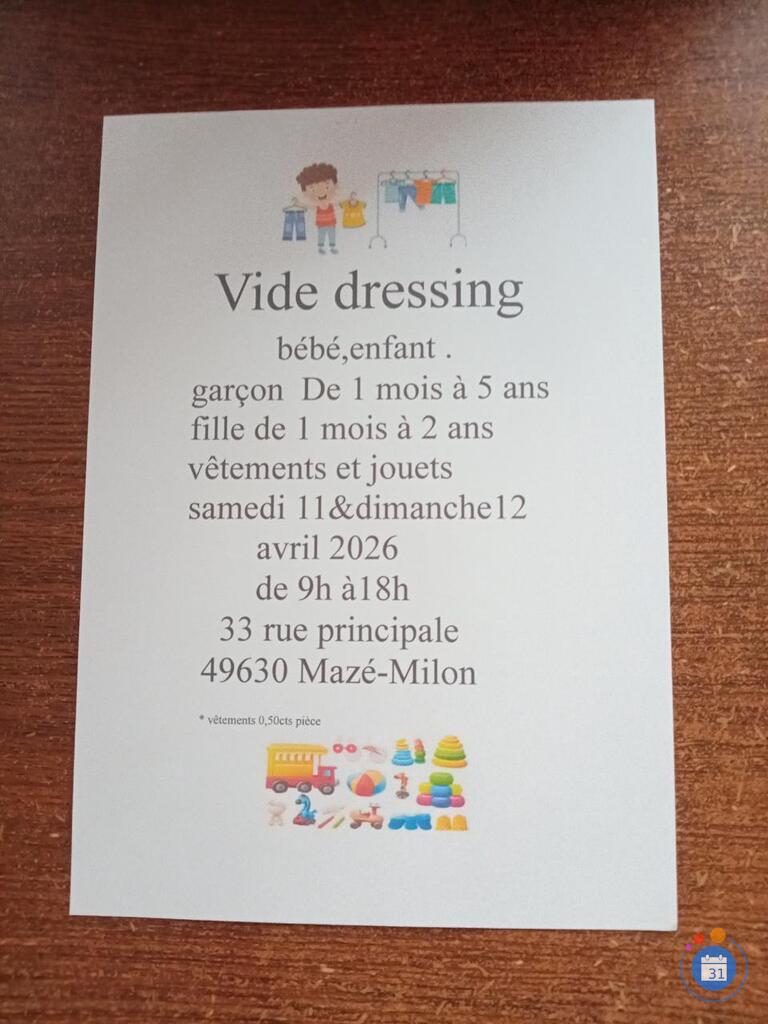 Image Vide dressing enfant (photo 1)