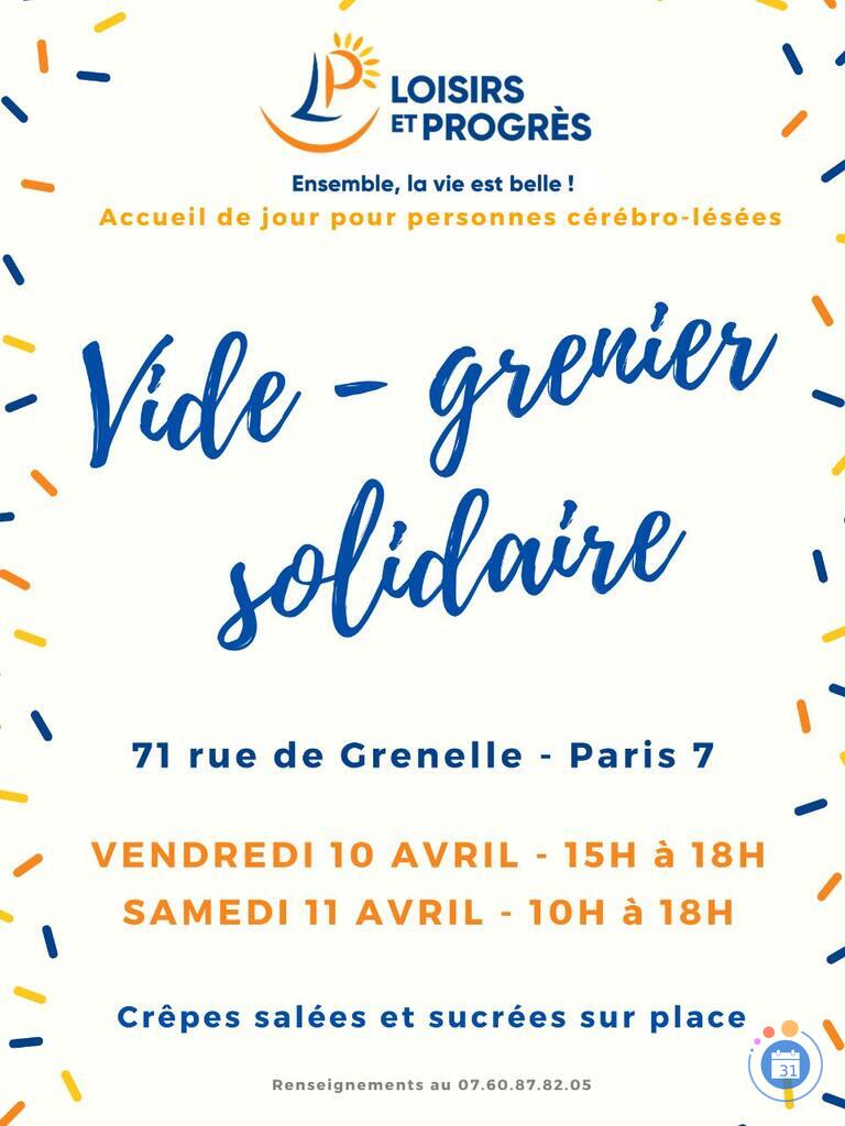 Image Vide-grenier solidaire au profit de Loisirs et Progrès (photo 1)