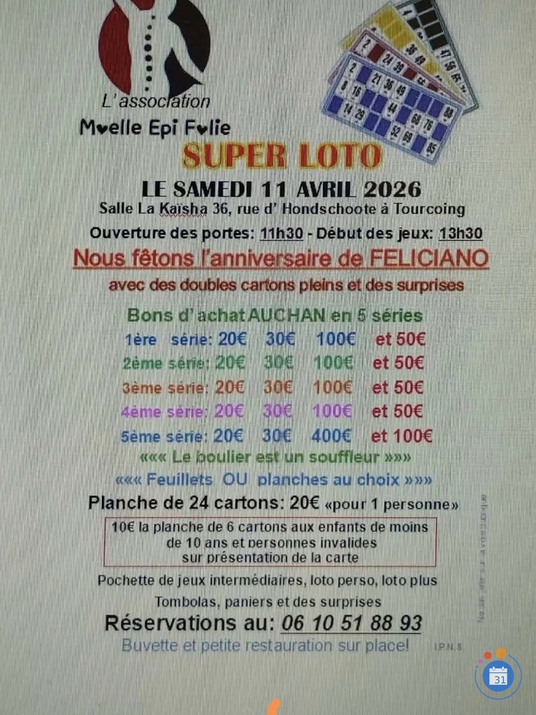 Image Loto de l’association moelle épi folie (photo 1)
