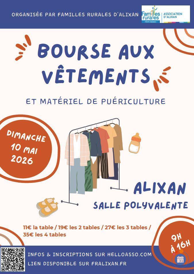 Image Bourse aux vêtements printemps-été et matériel de puéricultu (photo 1)