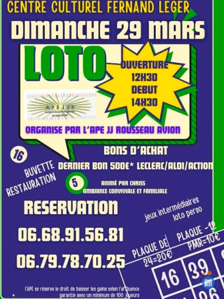 Image Loto collège Jean-Jacques Rousseau Avion (photo 1)